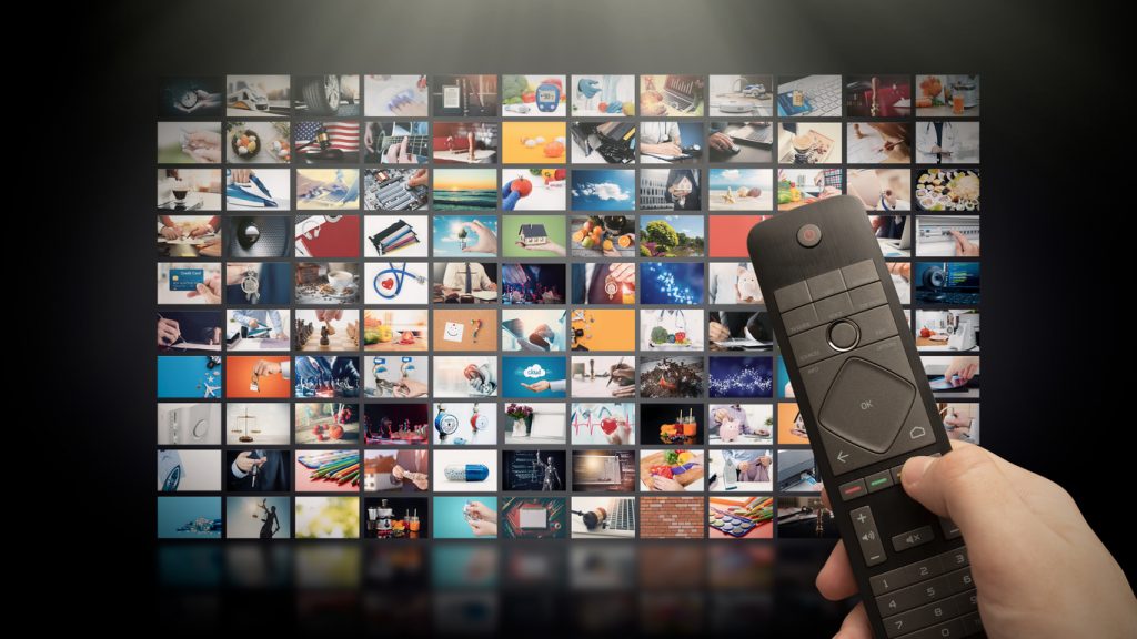 A wide range of personalised content for TV