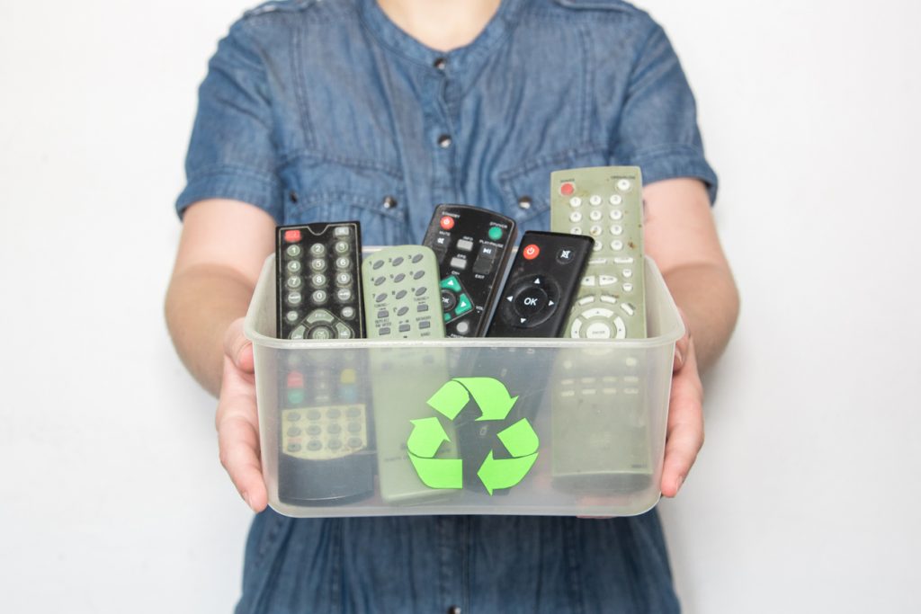 Recycling TV remotes 